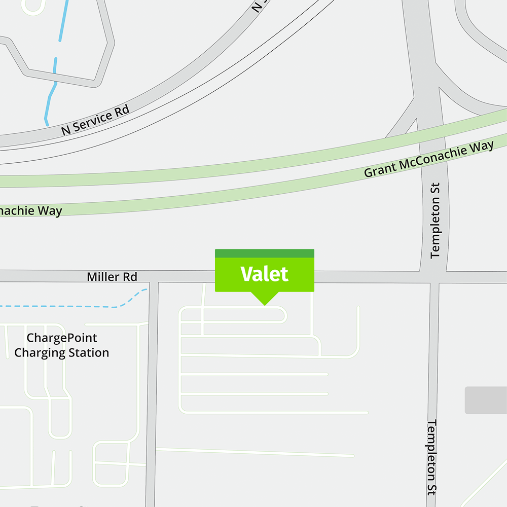 Emplacements et directions l Park'N Fly