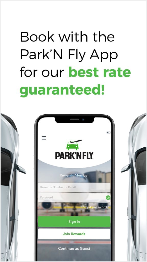 Tap'N Save with the Park'N Fly app